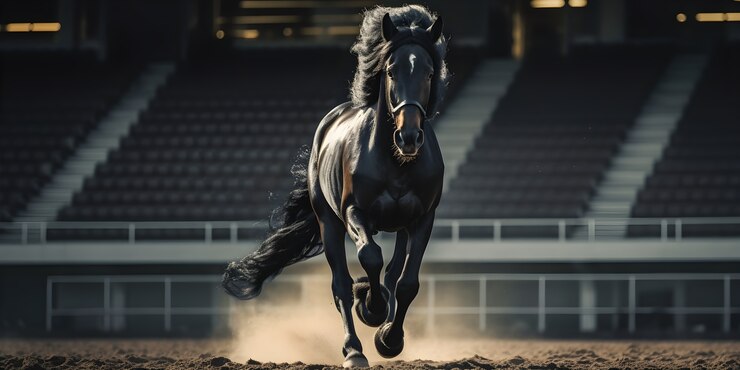 無料Photo 野原を走る馬