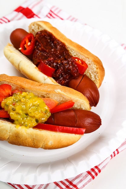 Foto gratuita hot dog