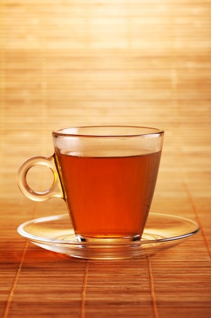 Foto gratuita tè caldo e fresco