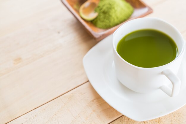 hot matcha