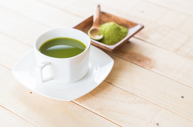 hot matcha