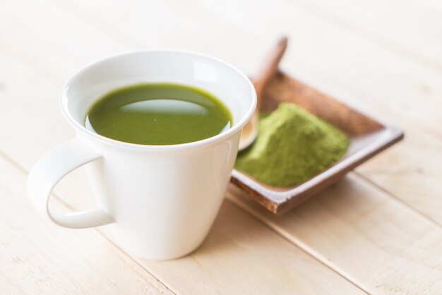 hot matcha