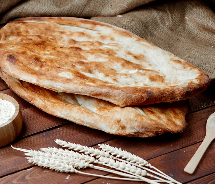 Free Photo hot tendir bread on the table