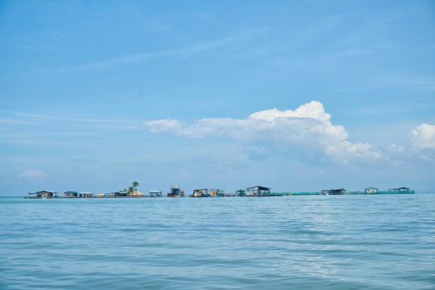 House in the middle of the water