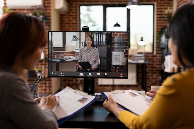 Free Photo hr female representatives in a meeting