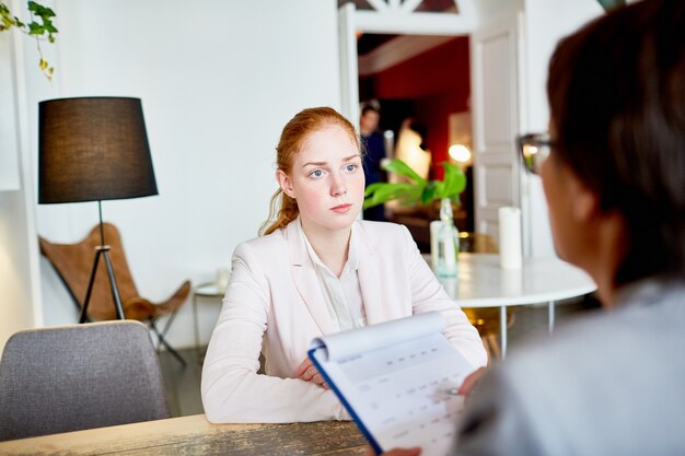 HR Manager Conducting Interview