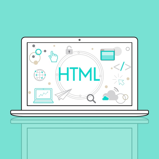 HTML HTTPWebデザインのホームページアイコン