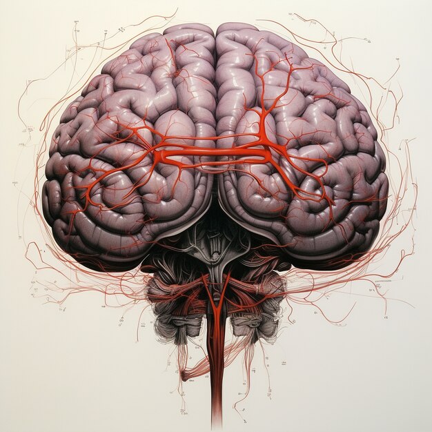 Human brain detailed structure