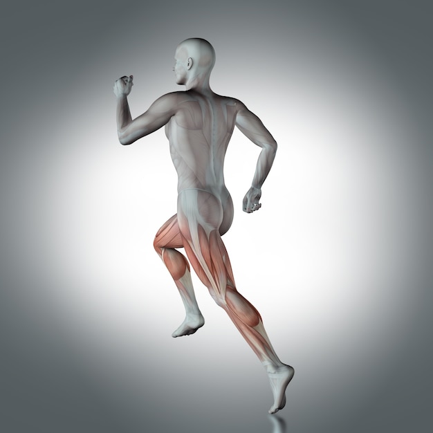 Human figure running