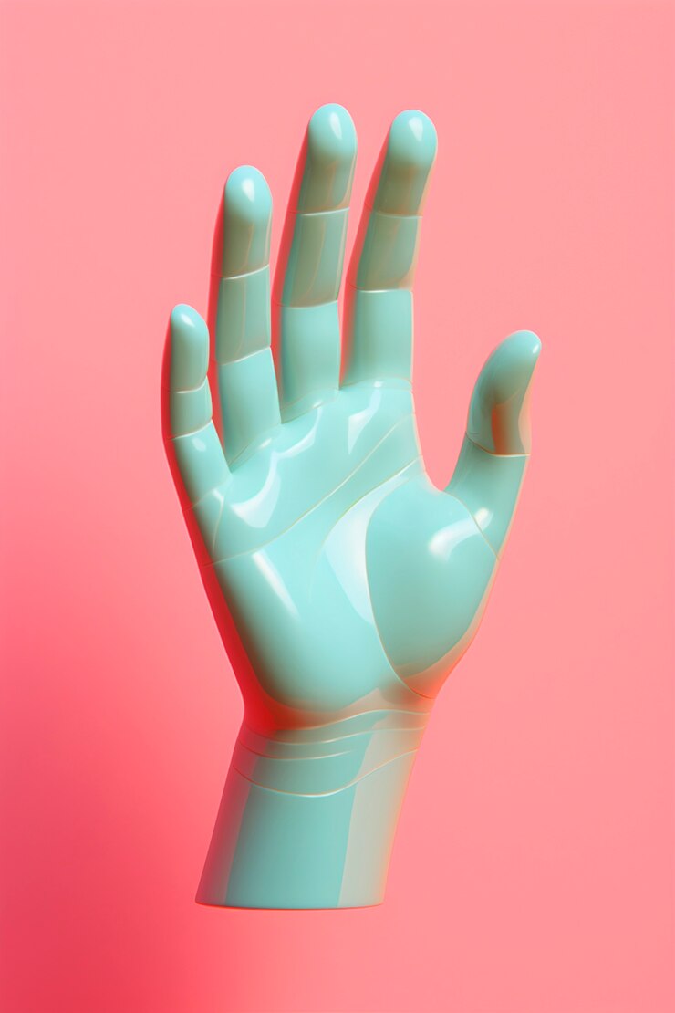 Free Photo human hand in studio
