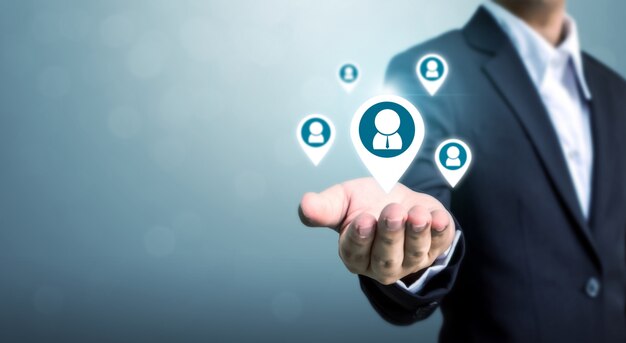Human resources, talent management and recruitment business concept