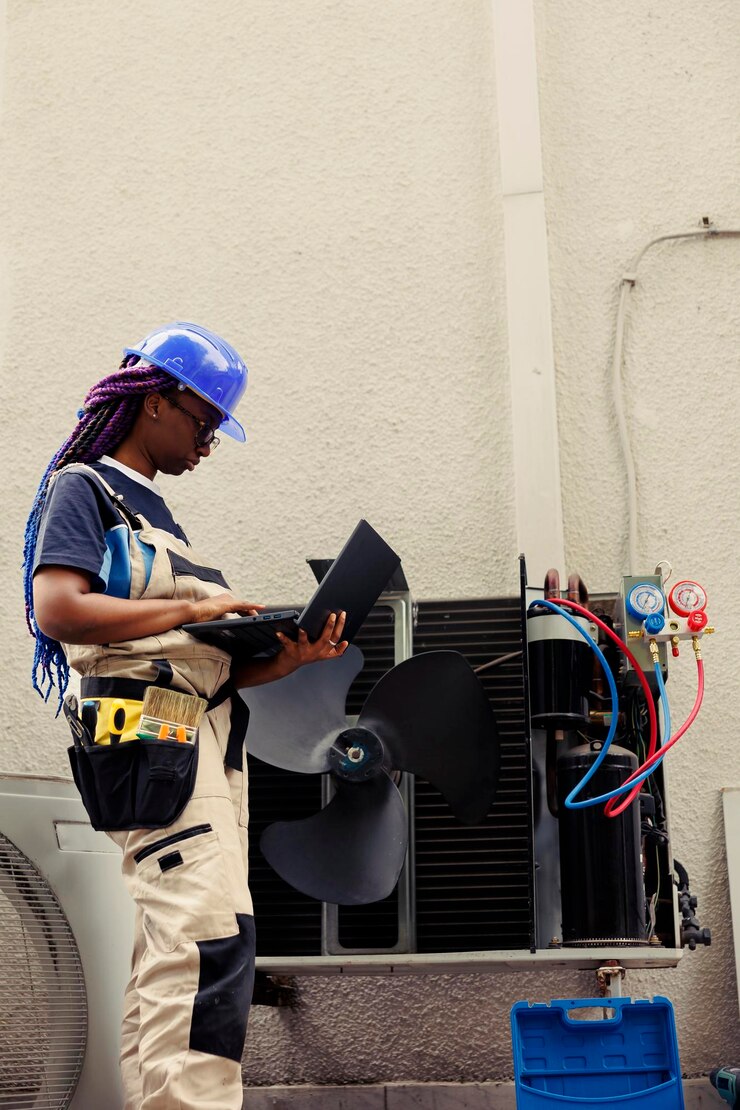 Free Photo hvac system maintenance commission