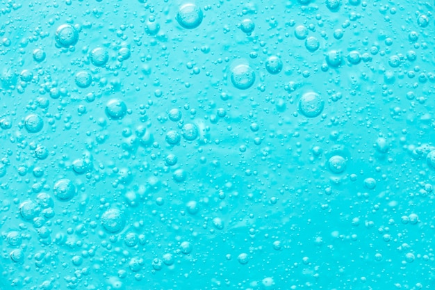 Пузырьки водно-спиртового геля