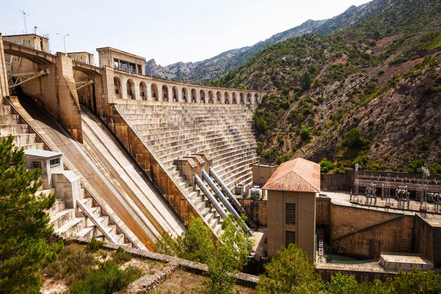 hydro-electric power station on Segre