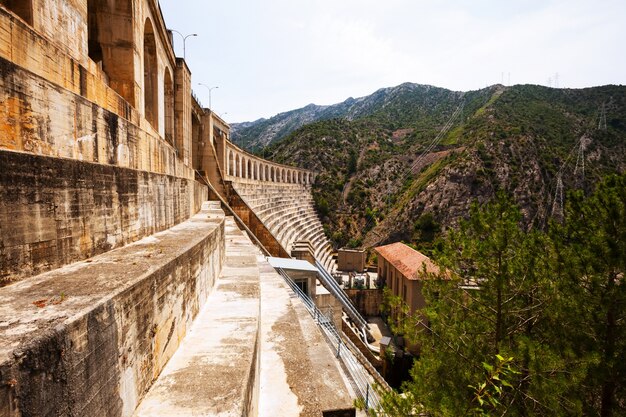 hydro-electric power station on Segre