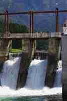 Free photo hydro-electric power station