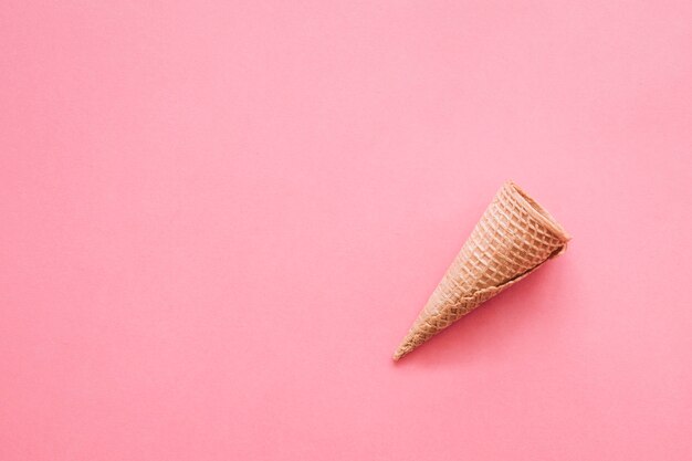 Ice cream concept with single cone