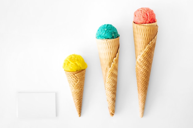 Free photo ice cream cone