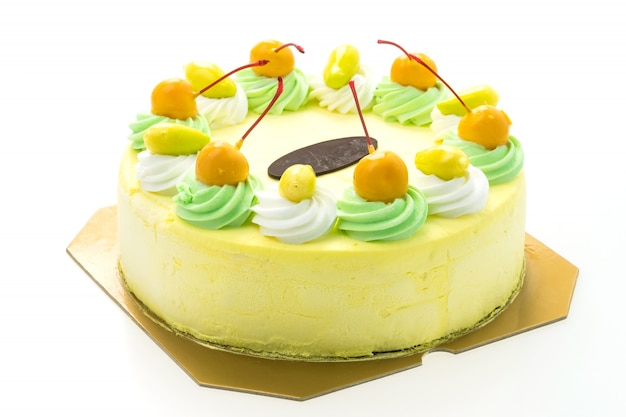 Ice cream mango cake