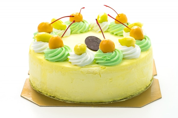 Ice cream mango cake