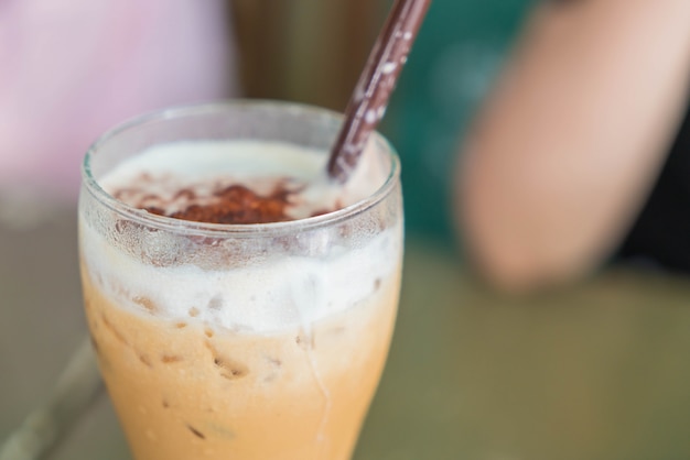 Free photo iced cappuccino