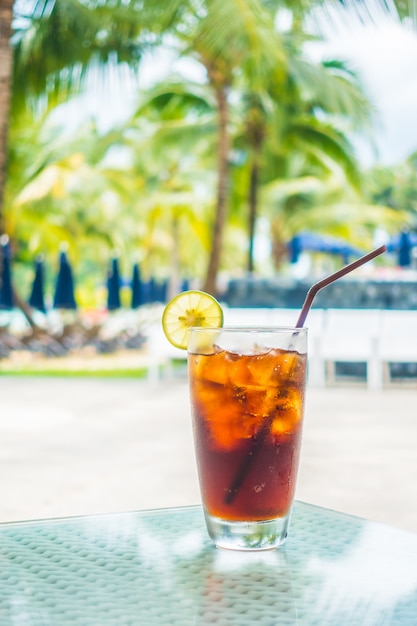 Iced cola glass