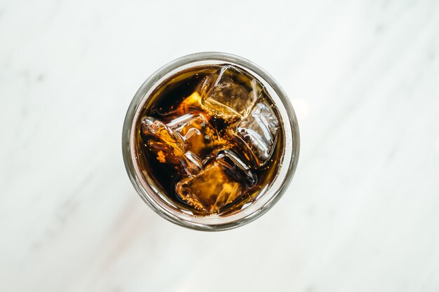 Iced cola glass