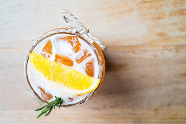 Бесплатное фото Ледяной лимонный чай