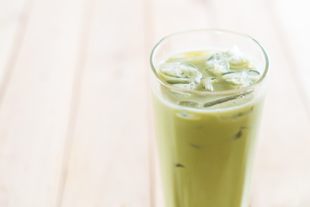 iced matcha latte