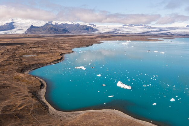 Iceland landscape of beautiful plains