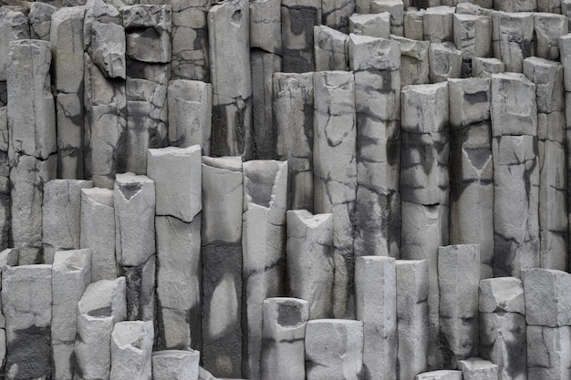 Исландская каменная стена в Вик, Исландия