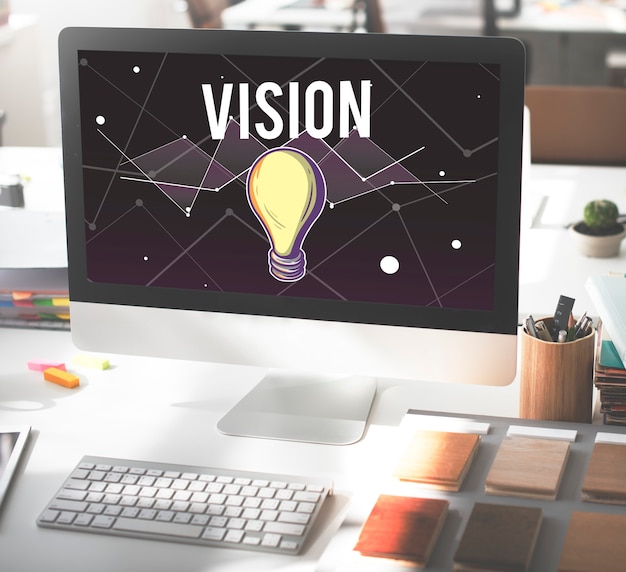 Free photo ideas progress vision inspiration design concept