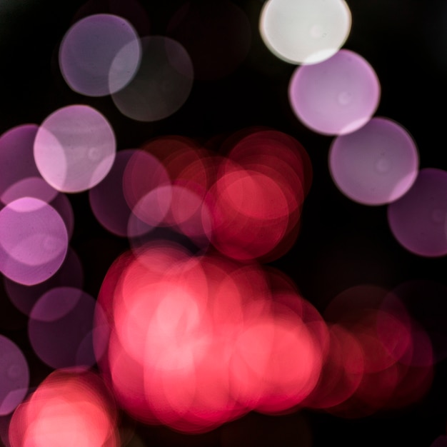 An illuminated bright bokeh background