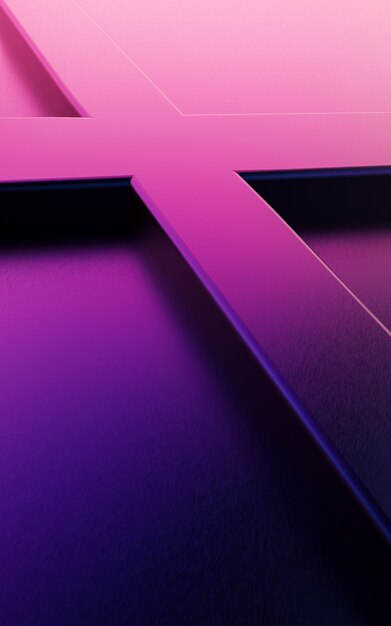 Illustration of abstract vertical background design with crossing lines in purple color