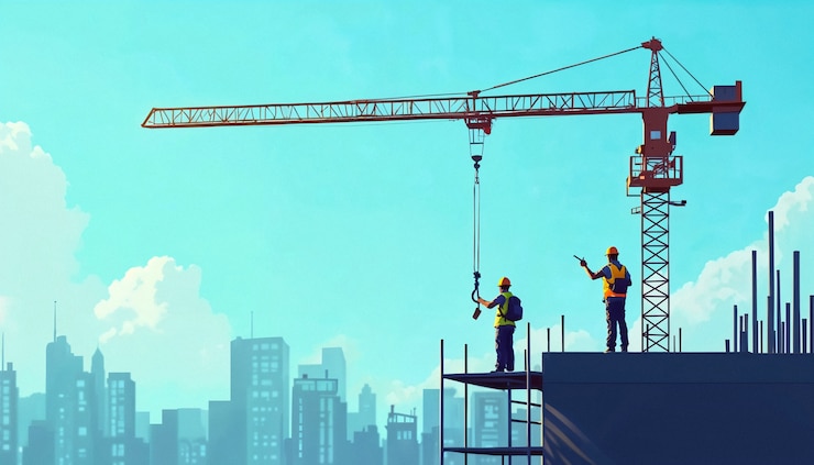 Free Photo illustration of construction site