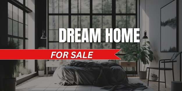 Изображение для рекламы Недвижимость на продажу Дом мечты на продажу
