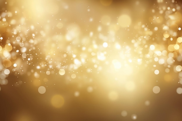 Image of a burst of blurred light on a golden background