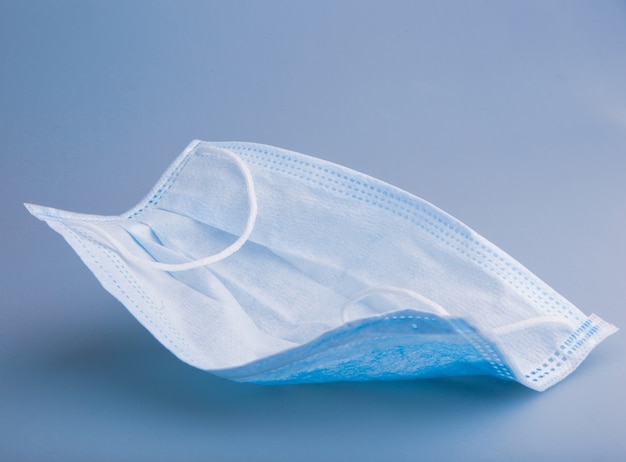 Image of medical face protection mask. A surgical mask, also called a FFP