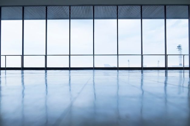 Image of windows in morden office building