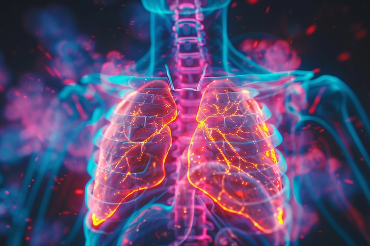 Free Photo images that simulate x-rays with neon colors