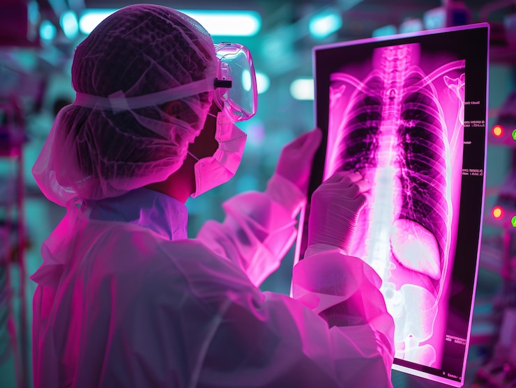 Free Photo images that simulate x-rays with neon colors