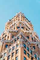 Бесплатное фото Впечатляющее здание в нью-йорке