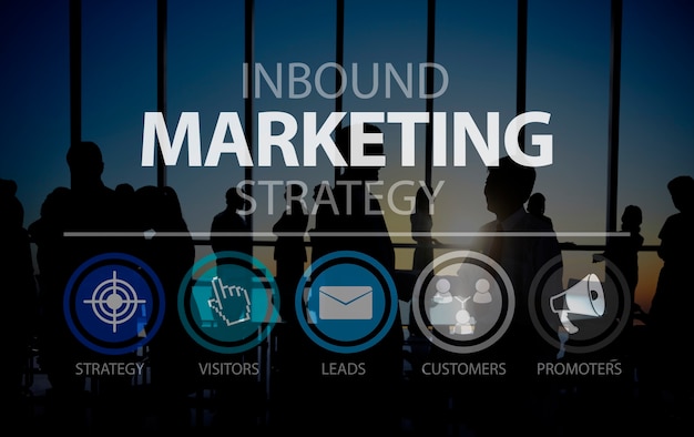 Inbound Marketingn Marketing Strategy Commerce Online Concept