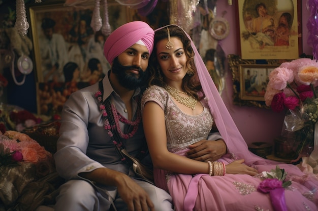 Indian couple celebrating propose day by being romantic with each other