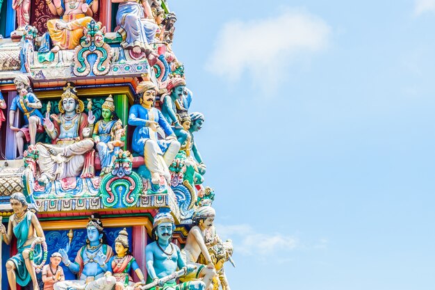 Indian hindu temple in singapore