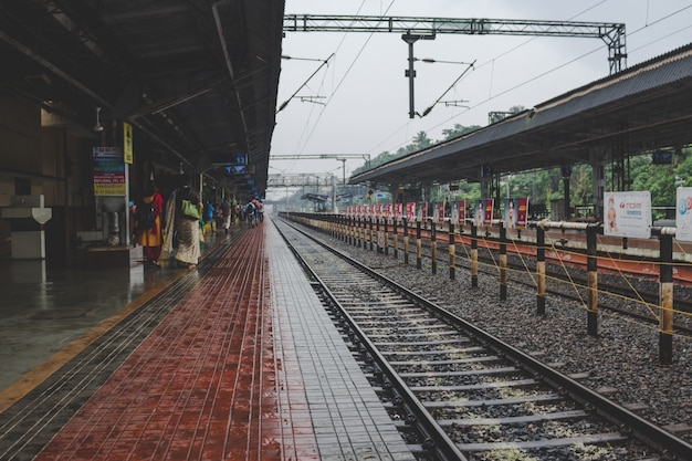 Free photo indian railway station