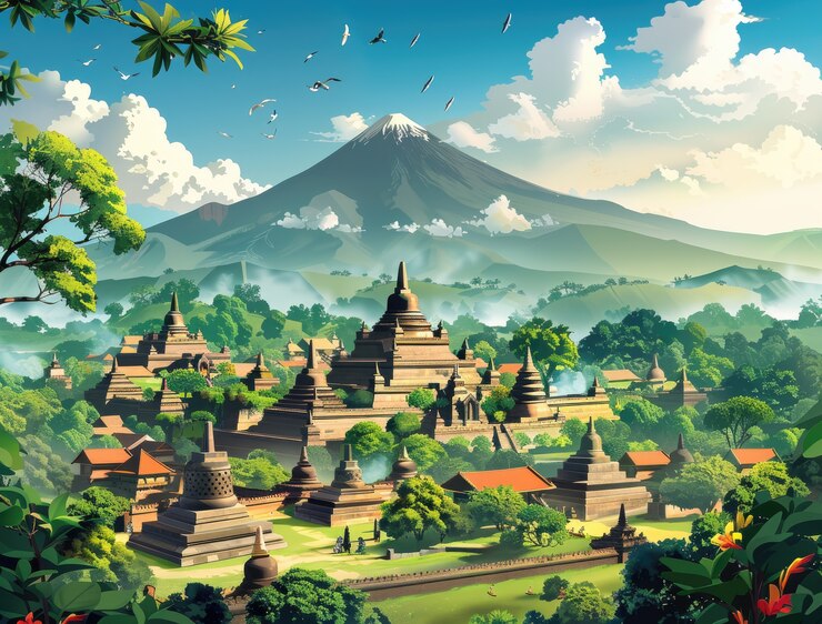 免費 Photo 印尼的數碼藝術風景