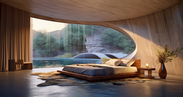 Indoor design of luxury resort