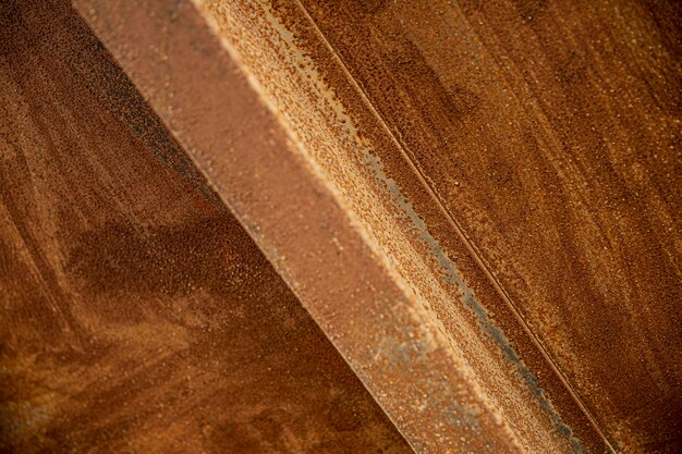 Industrial brown steel close-up background