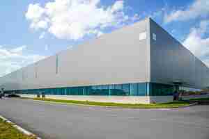 Free photo industrial park, factory building, warehouse